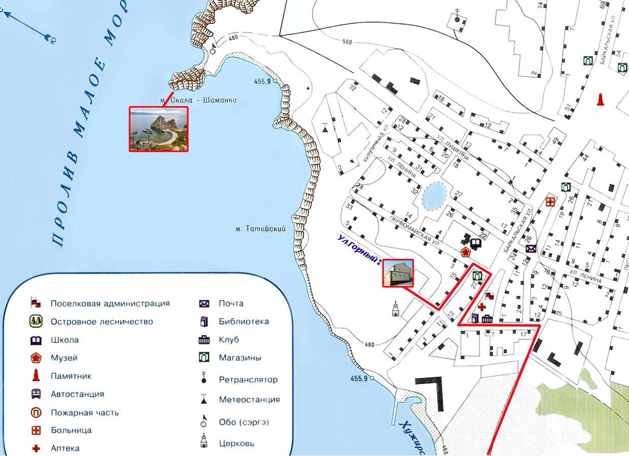 Хужир билеты. Хужир Ольхон карта поселка. Карта Хужира Ольхон с улицами. Поселок Хужир на карте. Остров Ольхон Хужир карта.